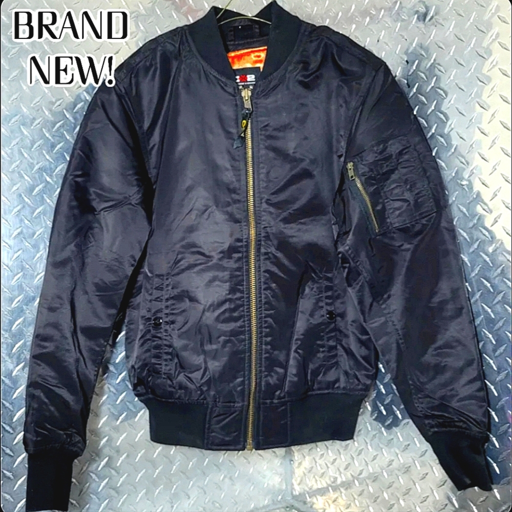 CX2 Womans Heavyweight  Black Bomber Jacket